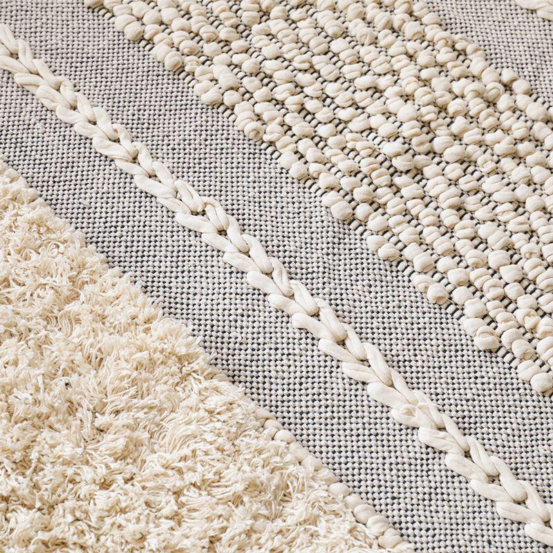 ラグマット POP CORN STRIPE RUG 140×200 綿 コットン 100 ラグマット POP CORN STRIPE RUG 140×200 綿 コットン 100