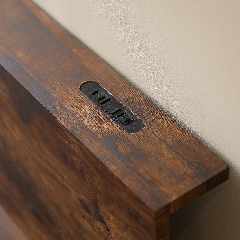 ヘッド付きフロアベッド PIATTO シングルサイズ フレームのみ 寝具