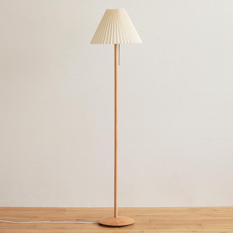 フロアライト 照明 スタンドライト Oak＆Pleats スマートLED電球