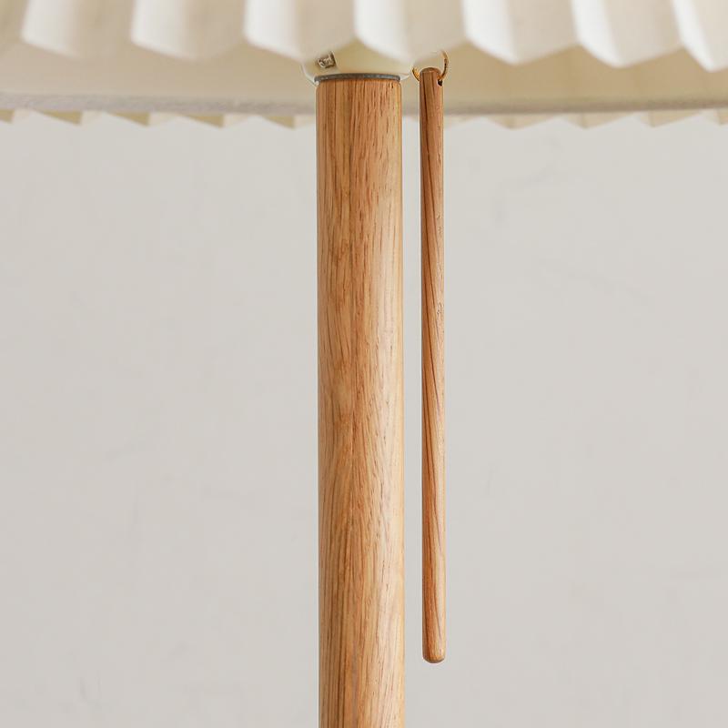 フロアライト 照明 スタンドライト Oak＆Pleats LED電球付属 日本製