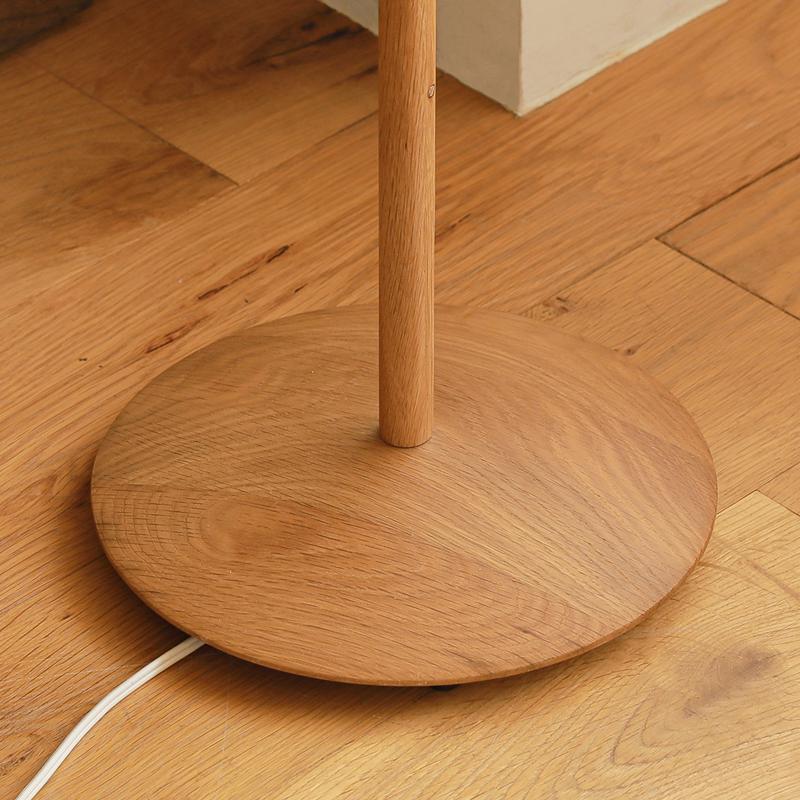 フロアライト 照明 スタンドライト Oak＆Pleats LED電球付属 日本製