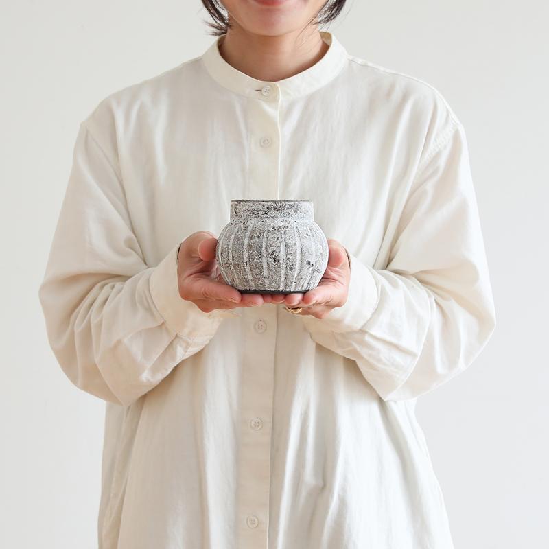 フラワーベース Raffy ラフィー Lサイズ ホワイト 直径14cm 高さ27cm