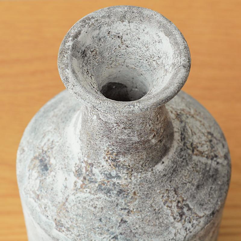フラワーベース Raffy ラフィー Lサイズ ホワイト 直径14cm 高さ27cm