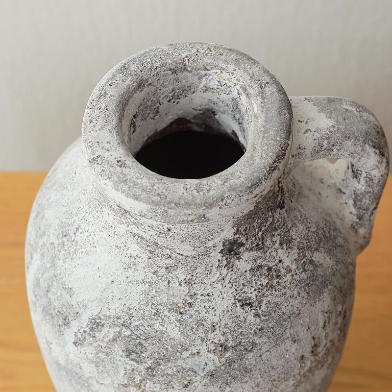 フラワーベース Raffy ラフィー Lサイズ ホワイト 直径14cm 高さ27cm