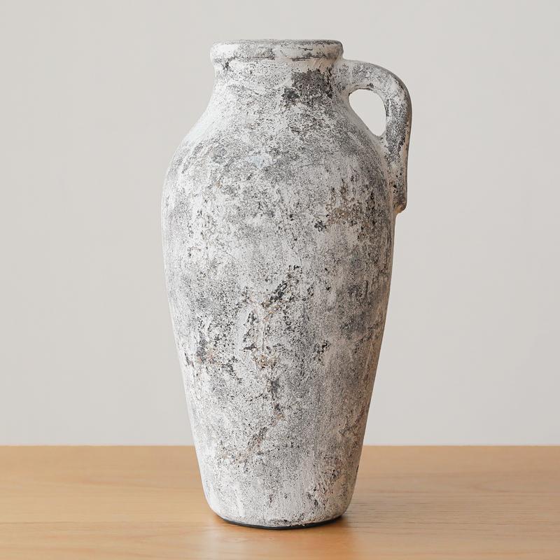 フラワーベース Raffy ラフィー Mサイズ ホワイト 直径9cm 高さ16cm