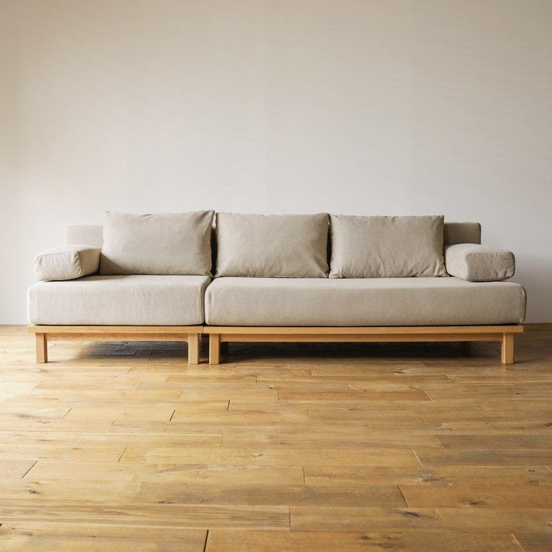 ソファー 2点セット 別注プロダクト SIEVE rect unit sofa 3人掛け