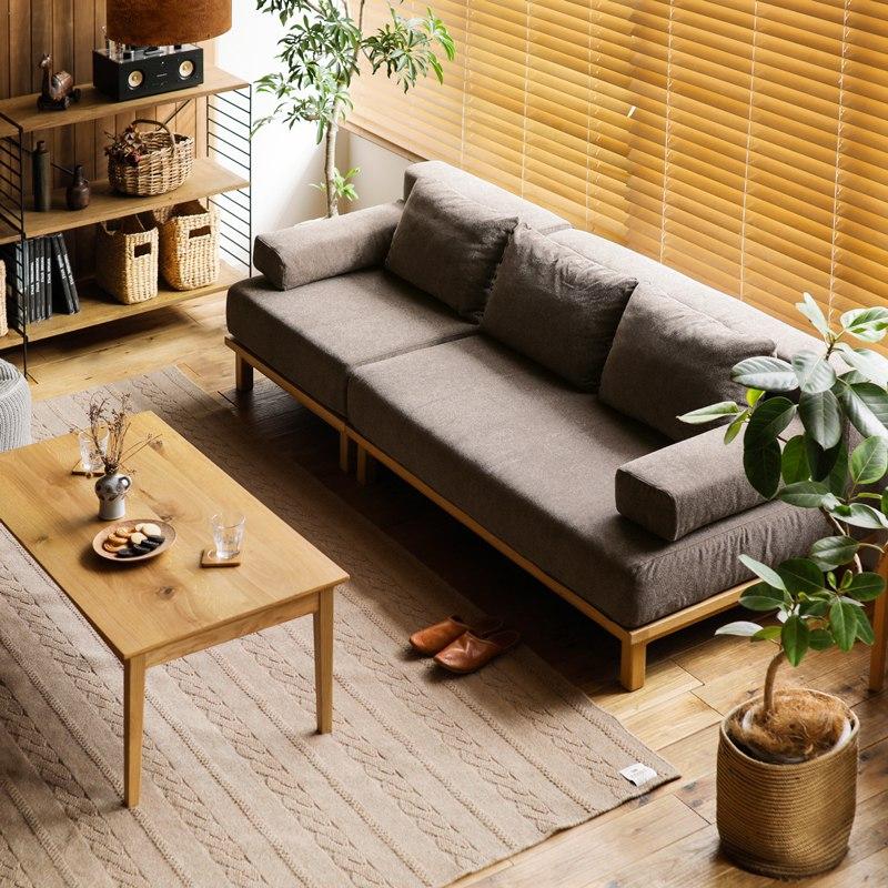 ソファー 2点セット 別注プロダクト SIEVE rect unit sofa 3人掛け