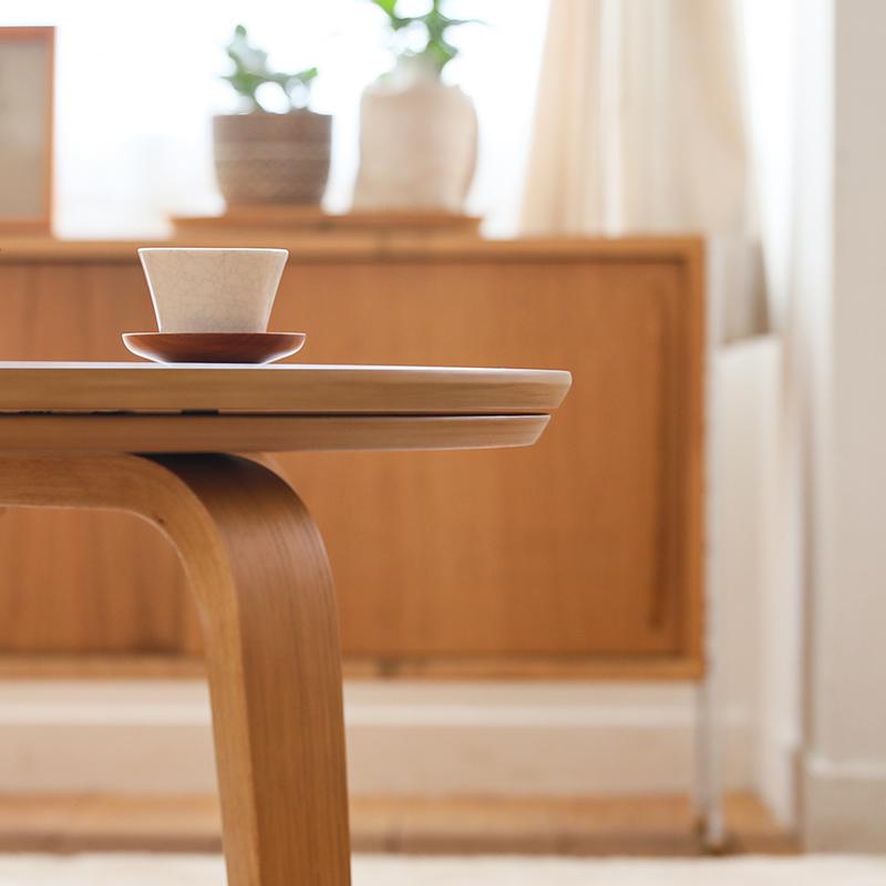 こたつテーブル Regalo 円形 90 木製 オーク 無垢材 北欧 ナチュラル