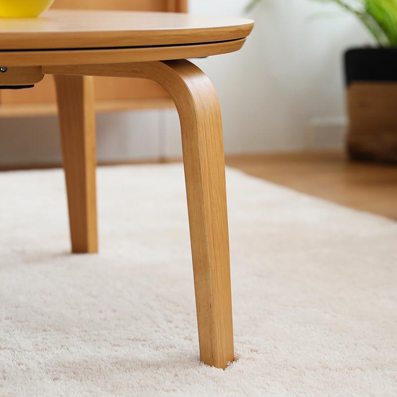 こたつテーブル Regalo 円形 90 木製 オーク 無垢材 北欧 ナチュラル