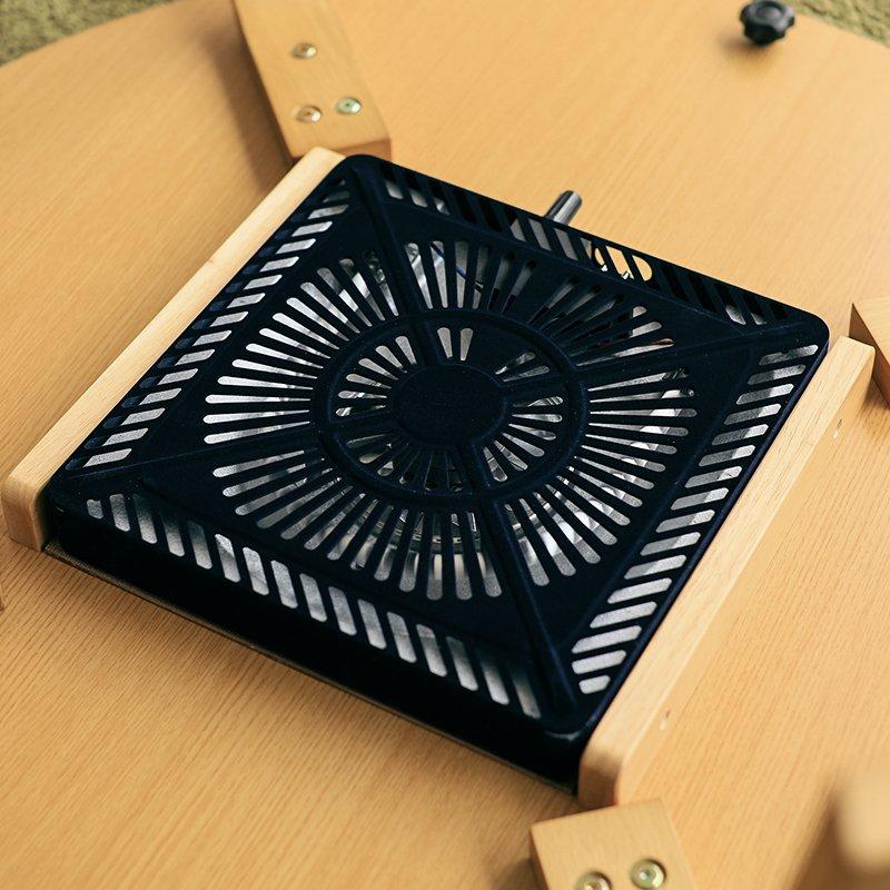 こたつテーブル Regalo 円形 90 木製 オーク 無垢材 北欧 ナチュラル