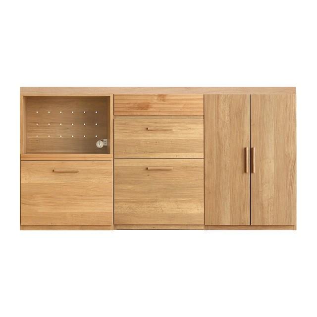 食器棚 Rekit キッチンカウンター収納 Iセット 北欧 ナチュラル