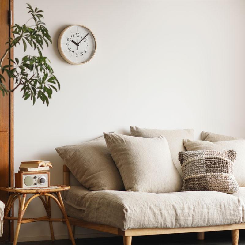 掛け時計 RIKI CLOCK 細字タイプ Mサイズ 北欧 ナチュラル シンプル
