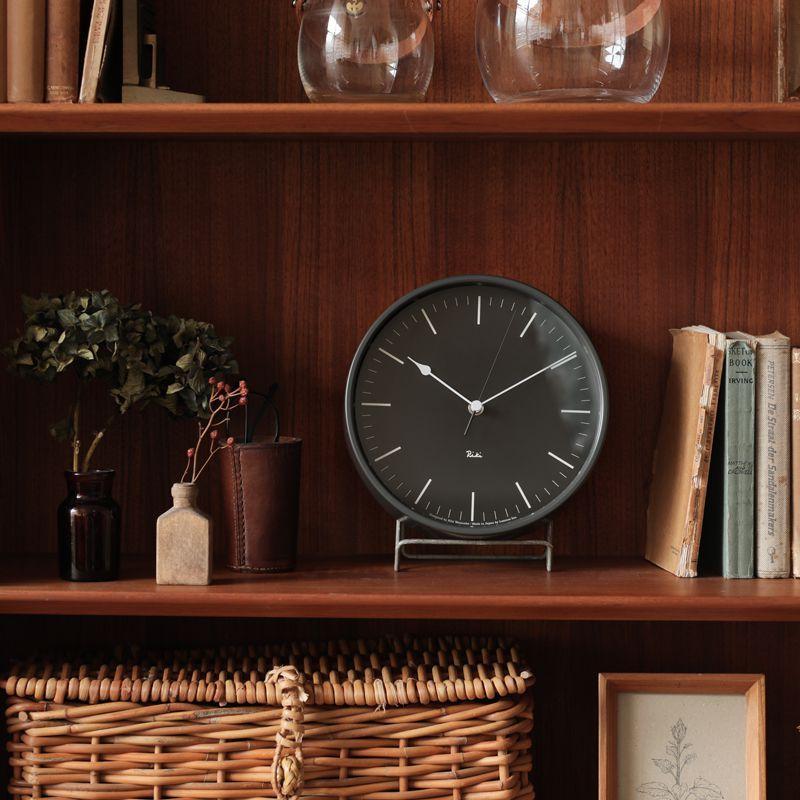 掛け時計 電波時計 RIKI STEEL CLOCK 渡辺力 riki 日本製 北欧