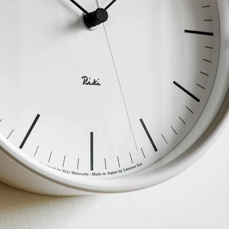 掛け時計 電波時計 RIKI STEEL CLOCK 渡辺力 riki 日本製 北欧