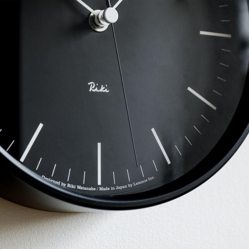 掛け時計 電波時計 RIKI STEEL CLOCK 渡辺力 riki 日本製 北欧