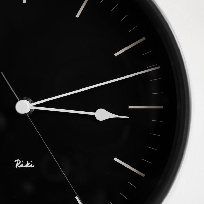 掛け時計 電波時計 RIKI STEEL CLOCK 渡辺力 riki 日本製 北欧