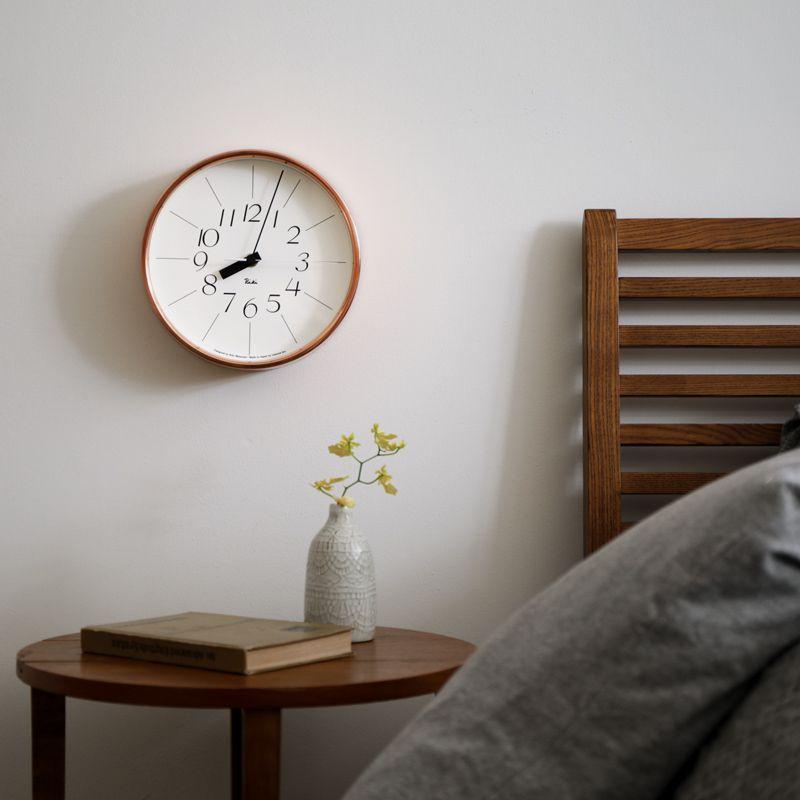 掛け時計 RIKI CLOCK 銅の時計 渡辺力 riki 北欧 シンプル あすつく