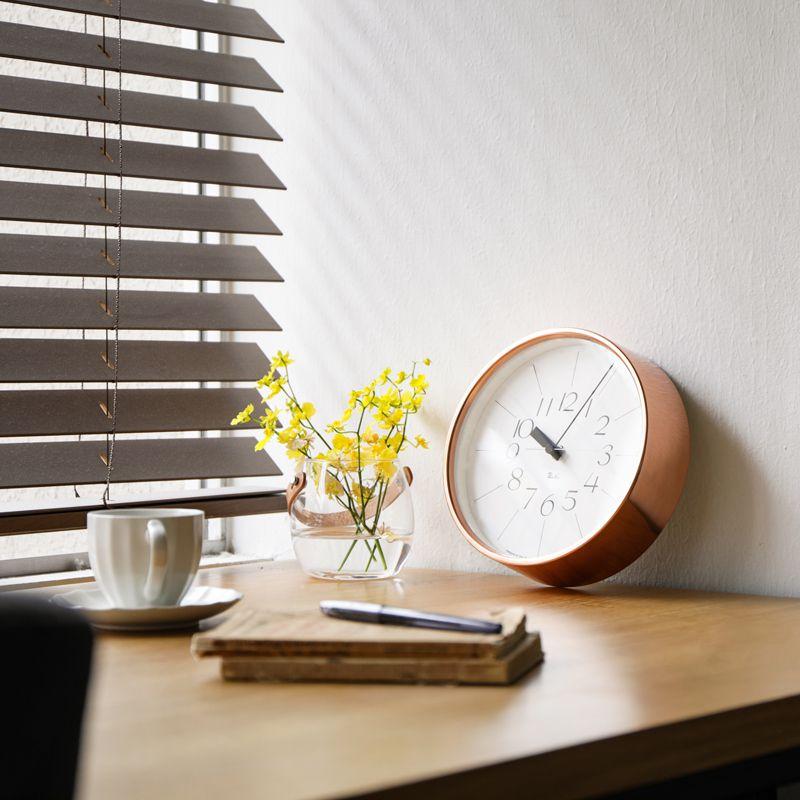 掛け時計 RIKI CLOCK 銅の時計 渡辺力 riki 北欧 シンプル あすつく