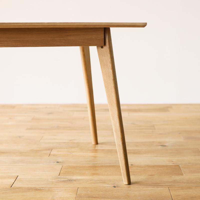 ダイニング テーブル チェアー 3点セット RIVER 80 正方形 オーク 無垢