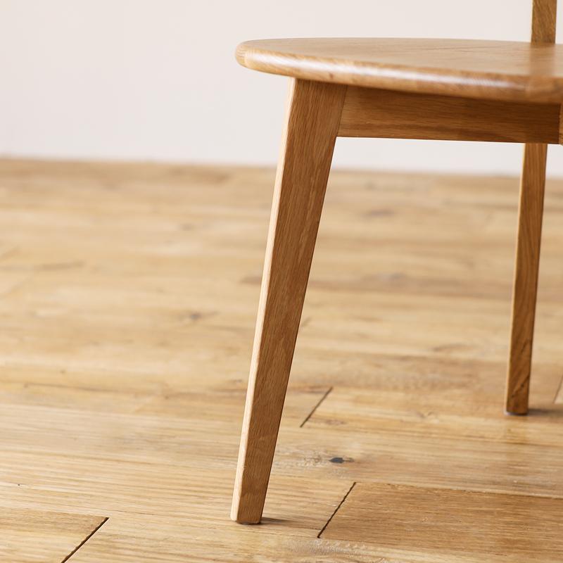 ダイニング テーブル チェアー 5点セット RIVER 円形 直径120 オーク