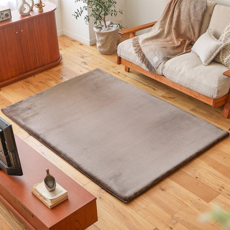 ローランドラグマット 2層構造 ボリューム フランネル ラグマット Rolland 130×190 長方形