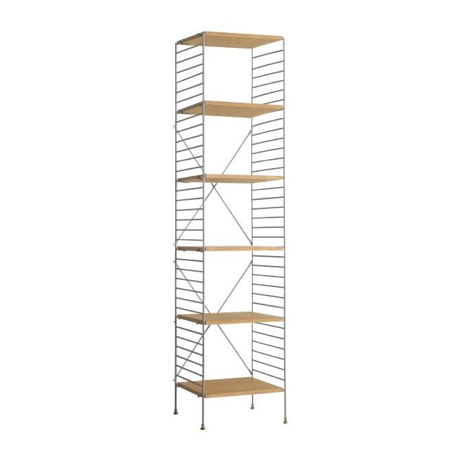 ユニット シェルフ R.U.S シェルフボードフレームセット R.U.S 基本セット薄型- 高さ54cm×幅25cm（シェルフボード22