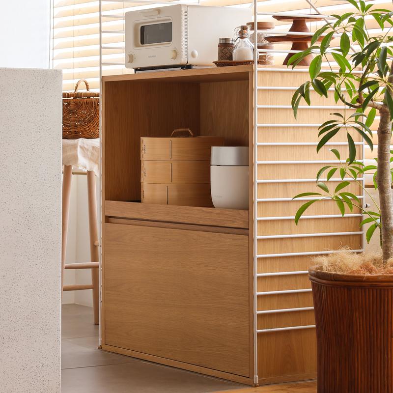 ユニットシェルフ R.U.S おすすめセット#57 ガラスキャビネット