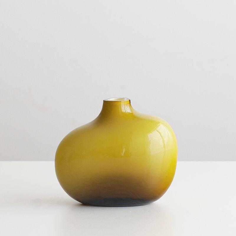 フラワーベース SACCO ガラス Cタイプ 03 花瓶 H15cm 一輪挿し KINTO