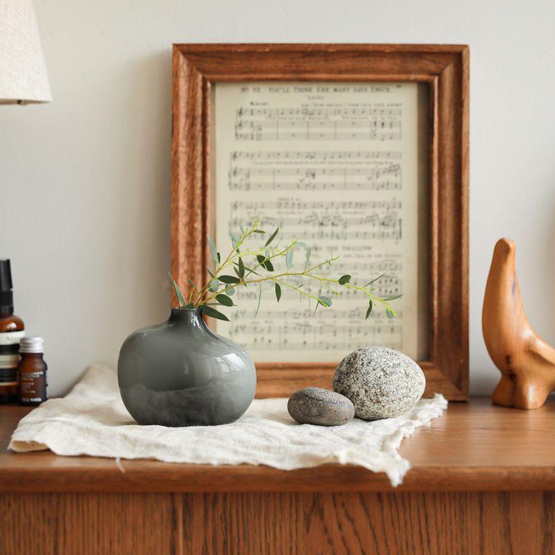 ガラス 壷 フラワーベース SACCO ガラス Aタイプ 01 花瓶 H9.5cm 一輪挿し