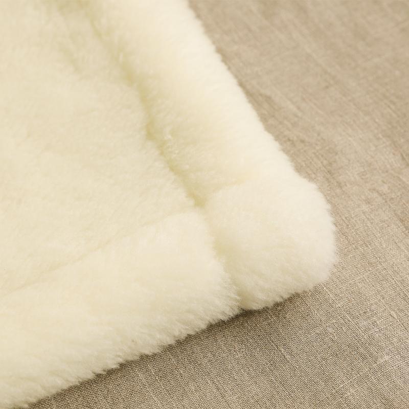 洗える メリノウール 敷き毛布 LOOM＆SPOOL SERENE シングルサイズ 100