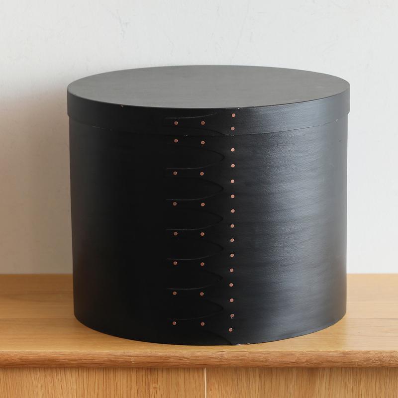 シェーカーボックス ラウンドタイプ ブラック 30×25 収納 ボックス