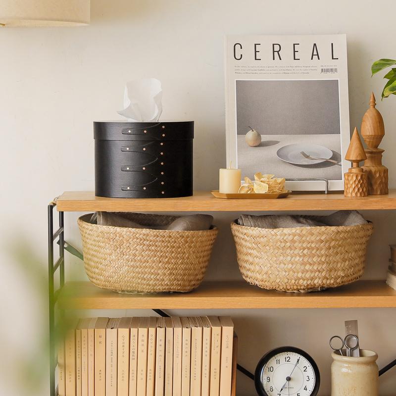 シェーカーボックス ティッシュケースタイプ オーバル 楕円 収納