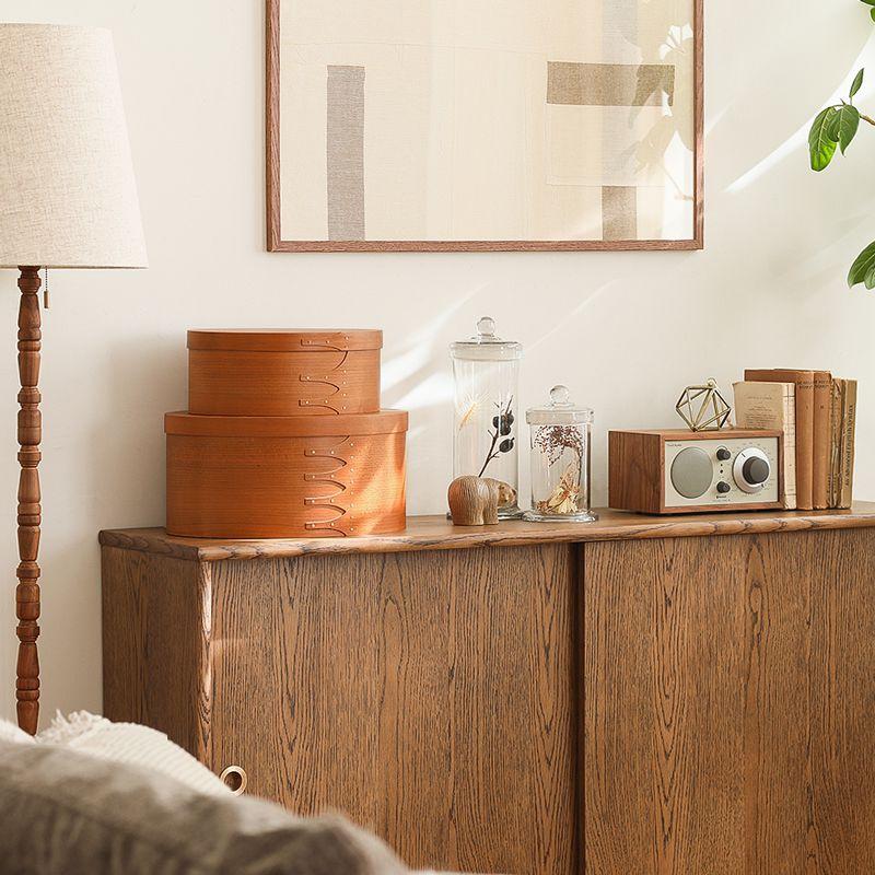 シェーカーボックス Sサイズ 収納 ボックス オーバル 楕円 木製