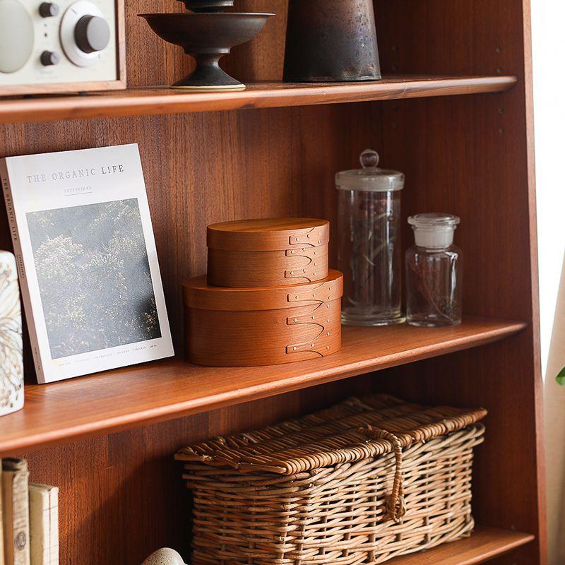 シェーカーボックス SSサイズ 収納 ボックス オーバル 楕円 木製