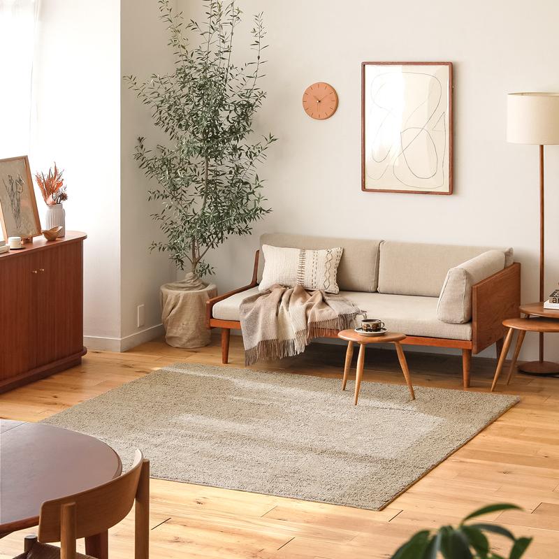 ラグ ラグマット 洗えるラグマット Sol ソル 190×240 日本製