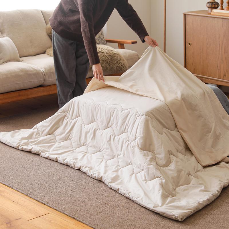 ヌードこたつカバー SOLID ソリッド 長方形 200×240 こたつ掛け布団
