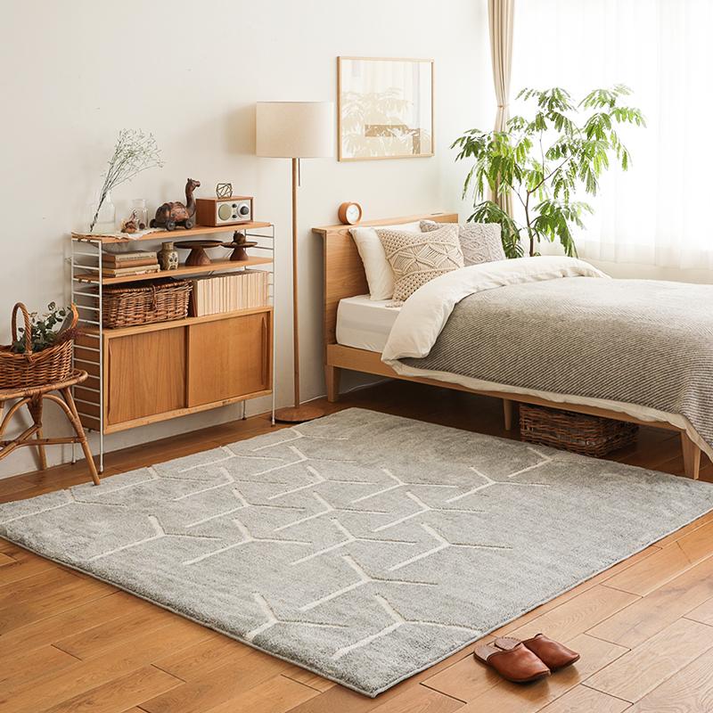 ラグ 高品質  カーペット 簡約 洗える 滑り止め 寝室u ラグマット 滑り止め クッション SOFT SUPPORT RUG 170×230 ウレタン