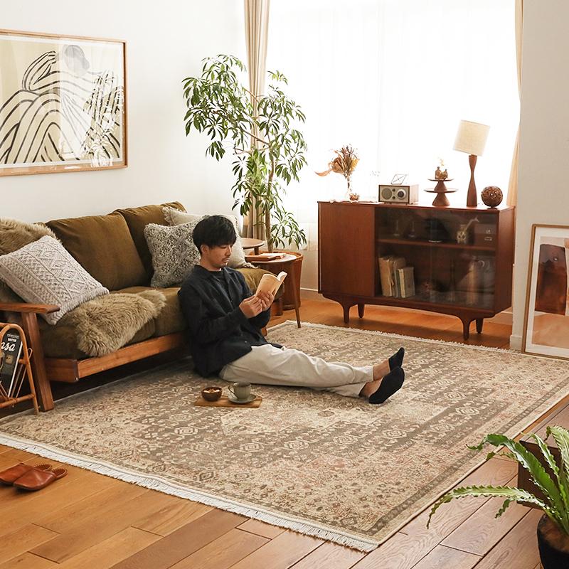 ラグ 高品質  カーペット 簡約 洗える 滑り止め 寝室u ラグマット 滑り止め クッション SOFT SUPPORT RUG 170×230 ウレタン
