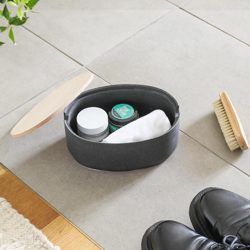 収納 雑貨 ボックス ideaco ストーン調 Sサイズ 収納雑貨 小物入れ