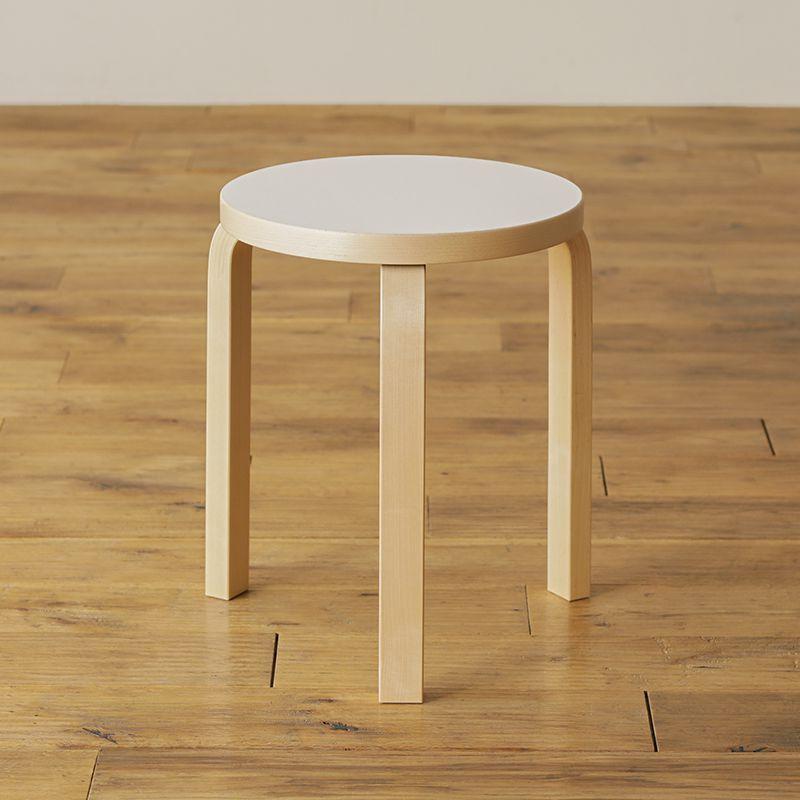 【正規品】artek スツール 60 ホワイト ラミネート スツール60 / ホワイトラミネートArtek（アルテック） | 公式