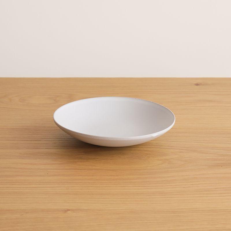 SyuRo せっ器 Deep Plate Sサイズ 18cm グレー ホワイト お皿 ディープ