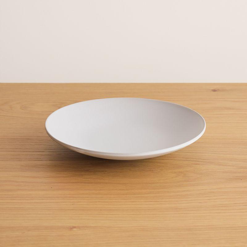 SyuRo せっ器 Deep Plate Sサイズ 18cm グレー ホワイト お皿 ディープ