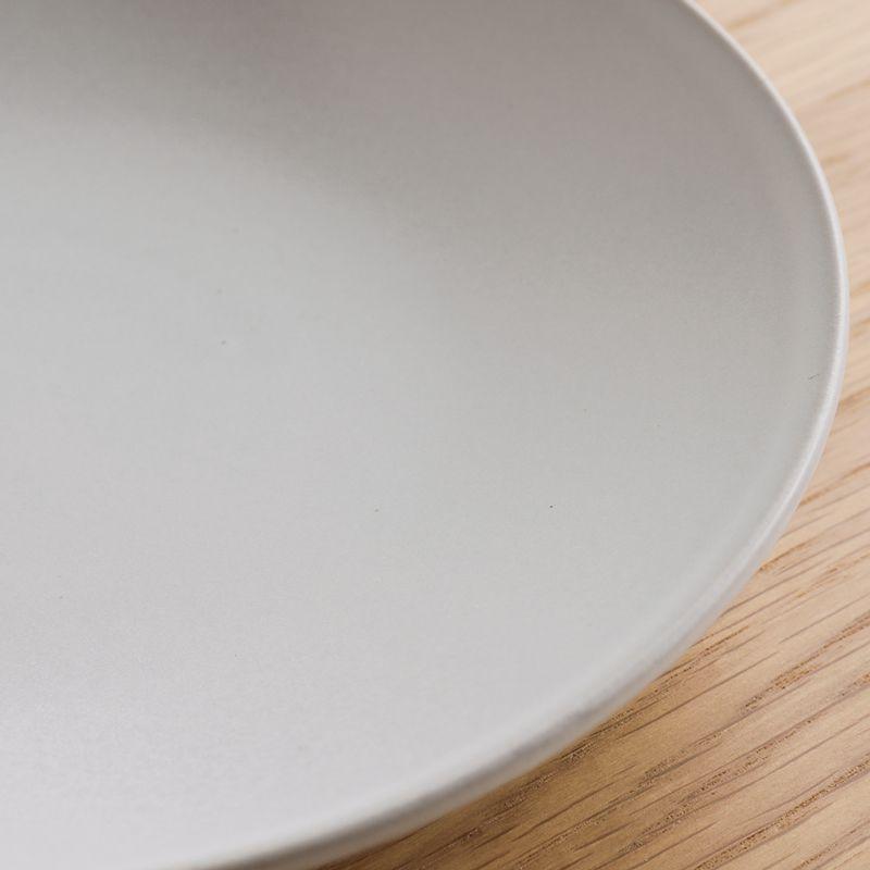 SyuRo せっ器 Deep Plate Sサイズ 18cm グレー ホワイト お皿 ディープ