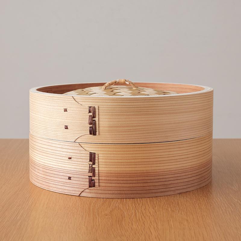 杉 中華せいろ 24cm 1段 セット 蓋付き 蒸籠 天然木 竹 蒸し器 中華