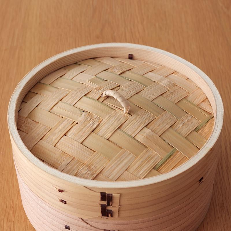 杉 中華せいろ 24cm 1段 セット 蓋付き 蒸籠 天然木 竹 蒸し器 中華