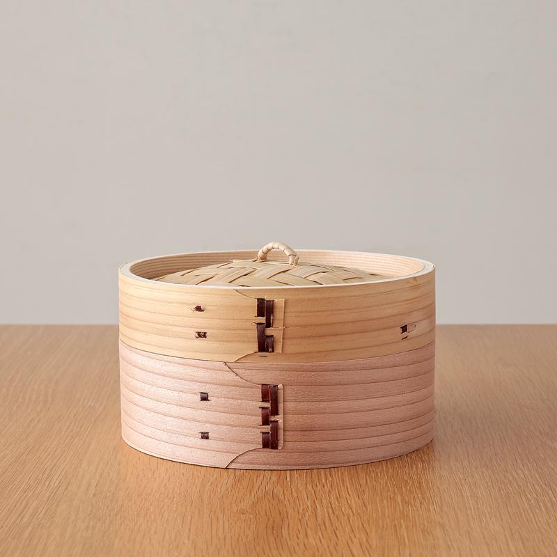 杉 中華せいろ 18cm 1段 セット 蓋付き 蒸籠 天然木 竹 蒸し器 中華