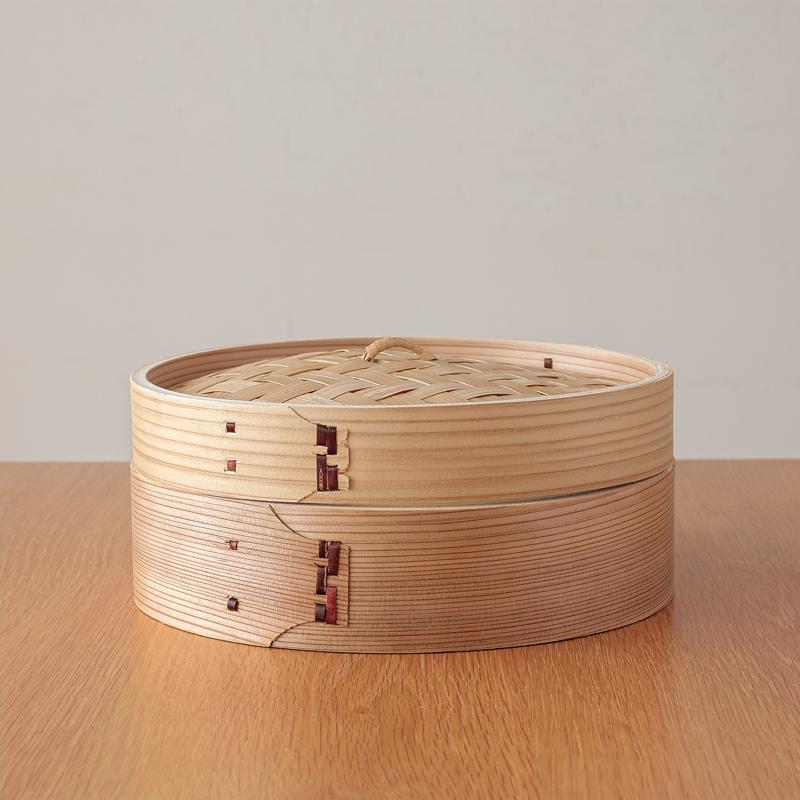 杉 中華せいろ 18cm 1段 セット 蓋付き 蒸籠 天然木 竹 蒸し器 中華