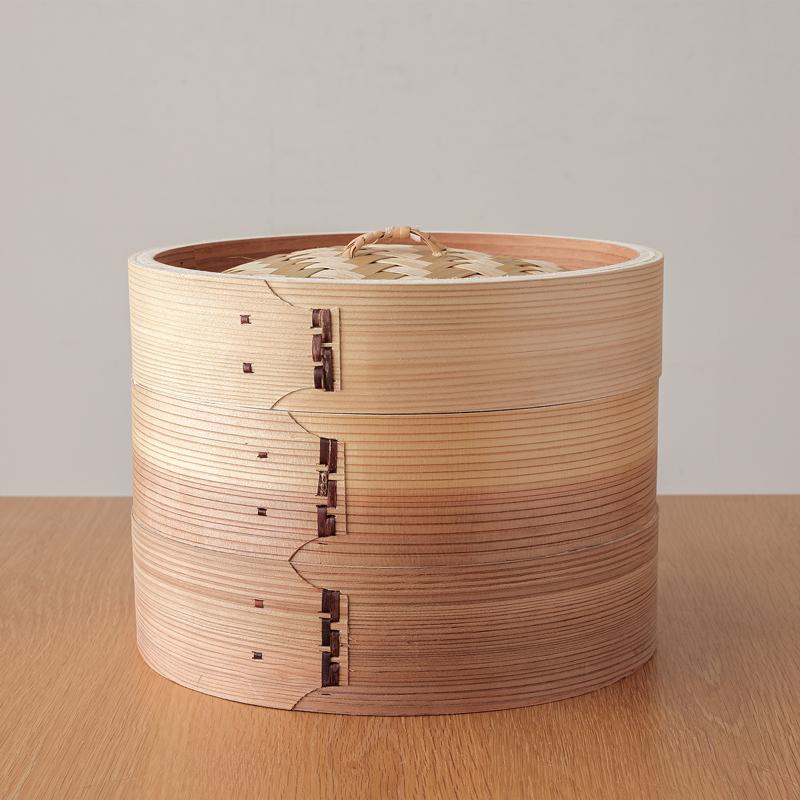 杉 中華せいろ 18cm 1段 セット 蓋付き 蒸籠 天然木 竹 蒸し器 中華