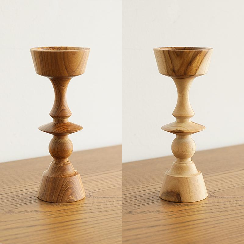 キャンドルホルダー TEAK Sサイズ 6.6×12.4 キャンドルスタンド キャンドルホルダー TEAK Sサイズ 6.6×12.4 キャンドルスタンド