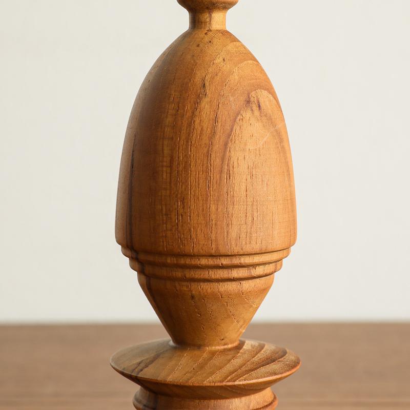 リングホルダー TEAK Dタイプ オブジェ 置物 天然木 チーク 木製